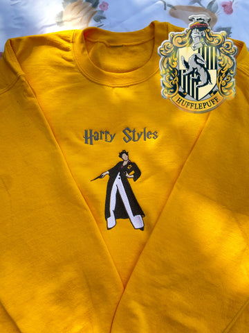 Hufflepuff Harry x Harry short sleeve t-shirt